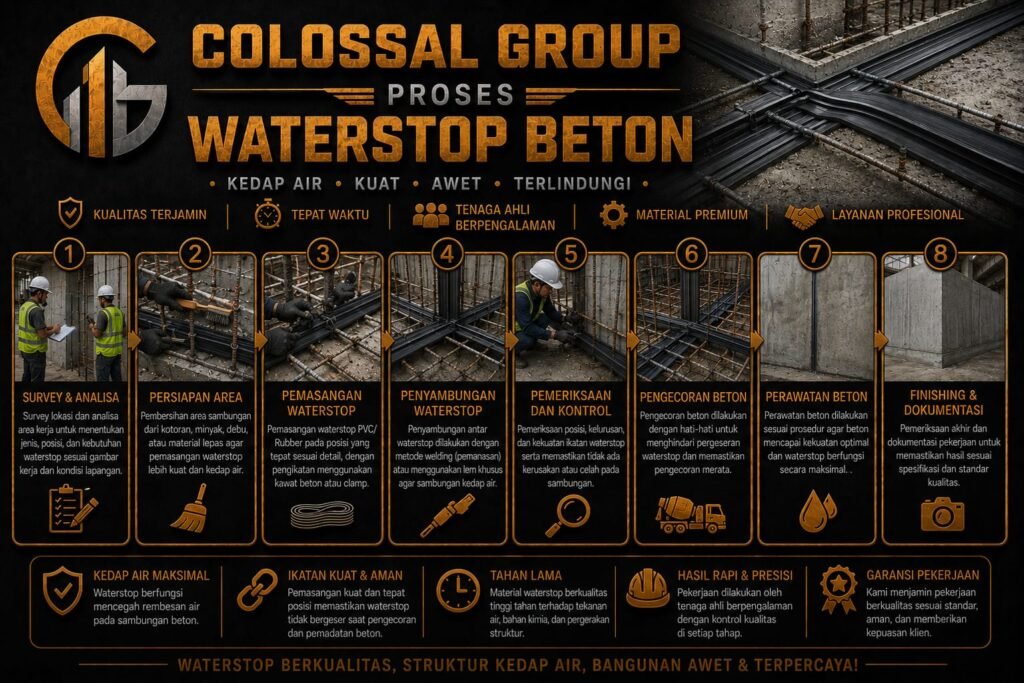 Proyek Cilincing Proyek Pemasangan Waterstop Cilincing 2026