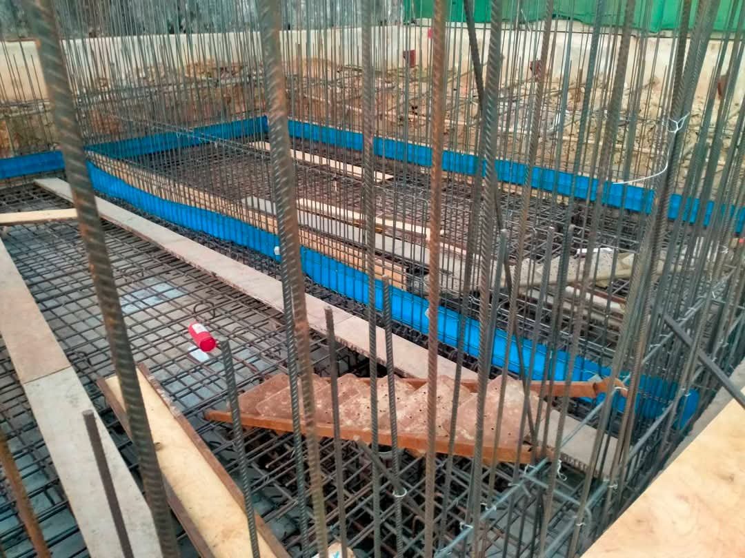 Proses instalasi waterstop PT. ANAS COLOSSAL GROUP