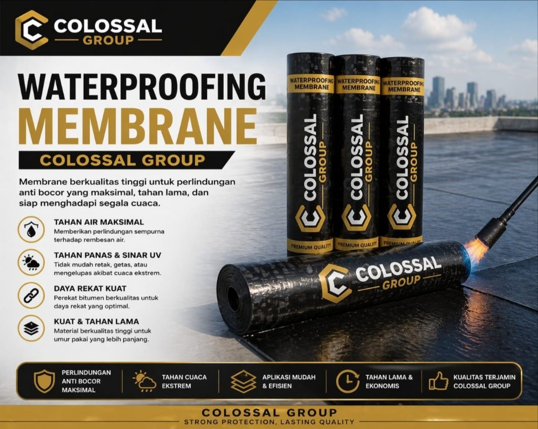 Kontraktor Waterproofing Membrane Bakar Menteng 2026 - PT Citra Kolosal Abadi