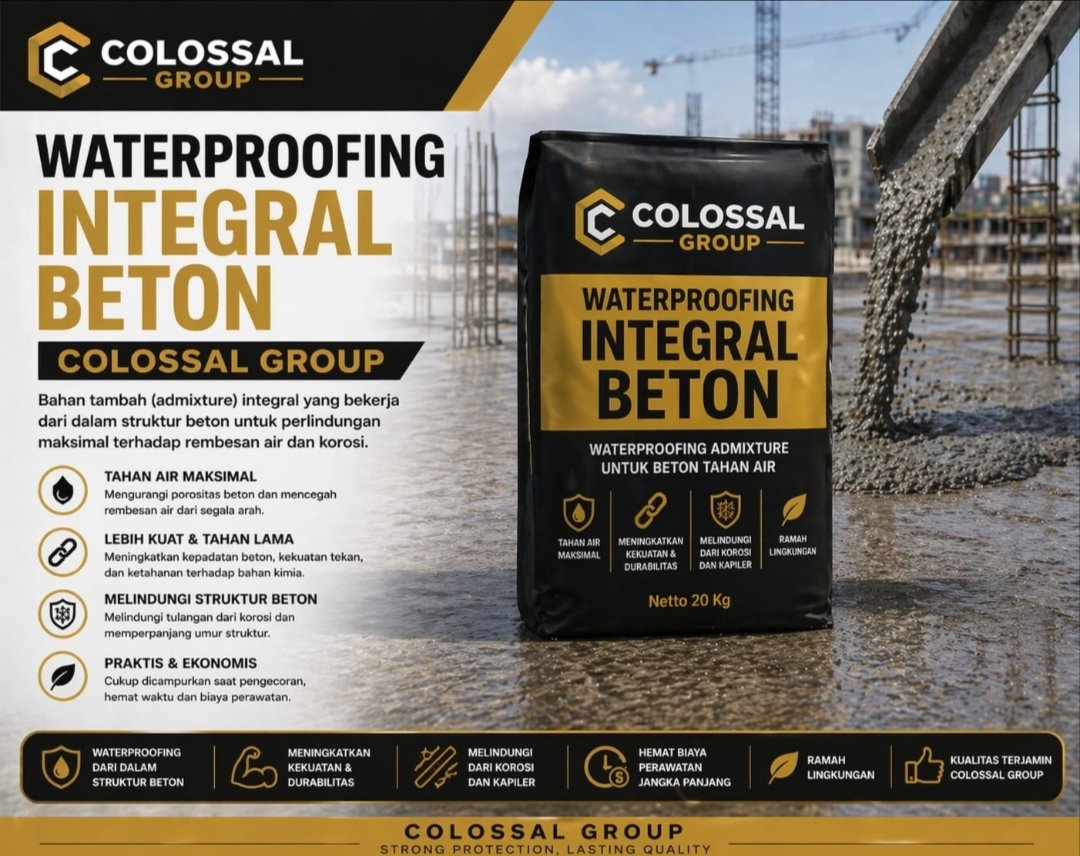 Jasa Waterproofing Integral Menteng Terbaik - PT Citra Kolosal Abadi