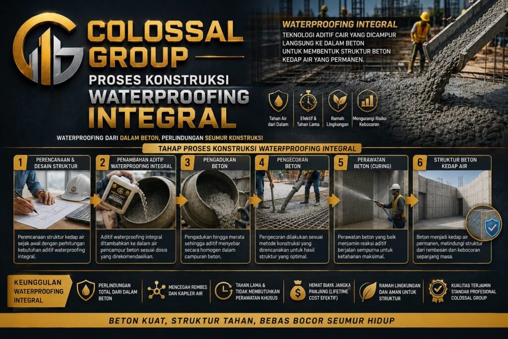Aplikasi Waterproofing Integral Kelapa Gading 2026