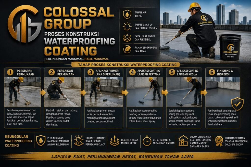 Proyek Kelapa Gading Proyek Waterproofing Coating Kelapa Gading 2026