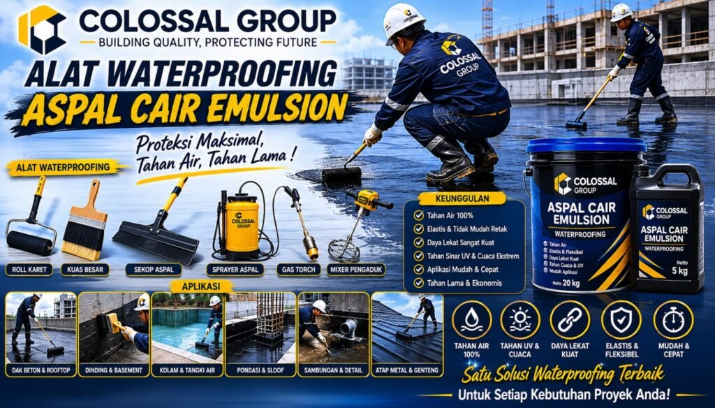 Waterproofing Aspal Cair Cilincing Jasa Waterproofing Aspal Cair Cilincing 2026 - PT Citra Kolosal Abadi