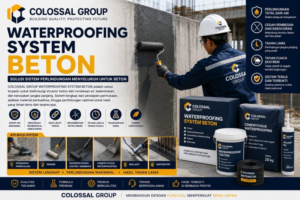 Jasa Waterproofing System Kelapa Gading 2026 - PT Citra Kolosal Abadi