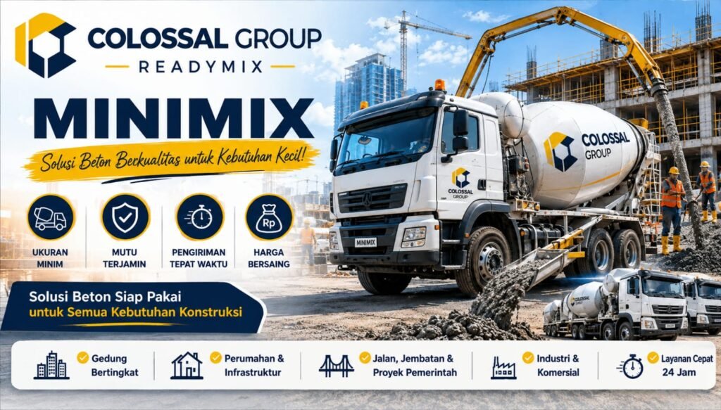 Layanan minimix waterproofing Sukabumi dan Indonesia